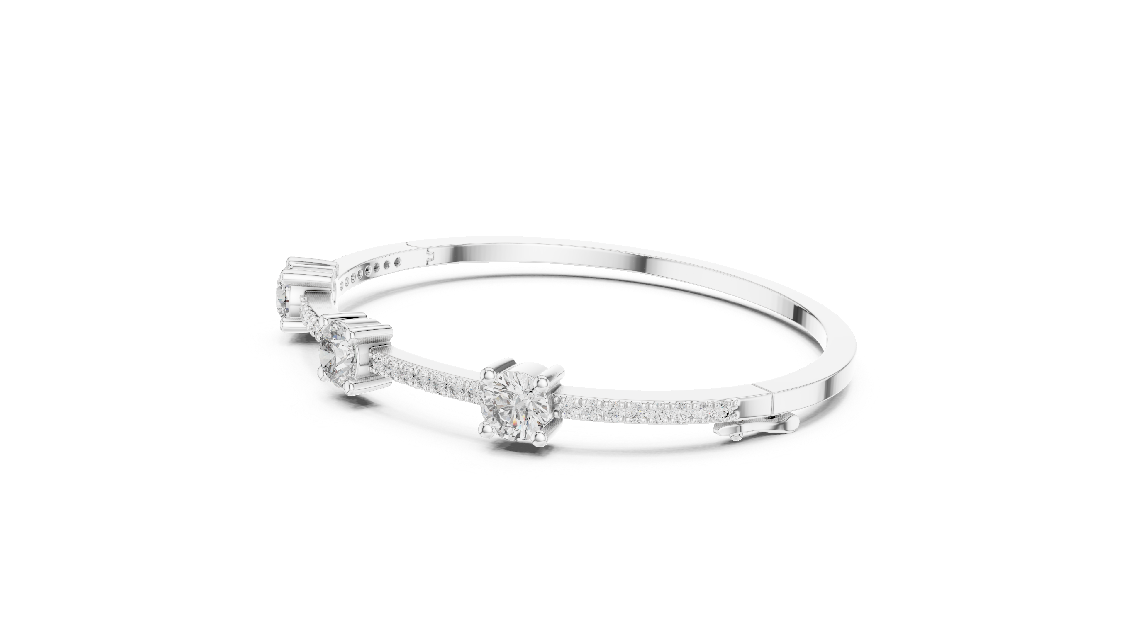 Diamond Bangle Bracelet