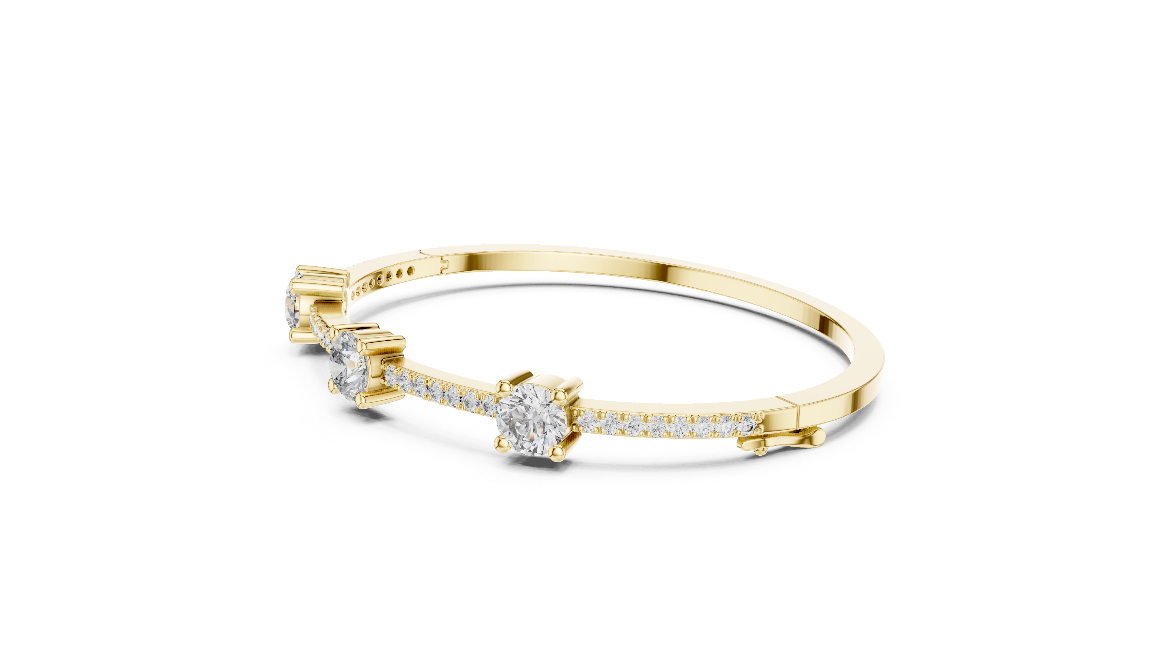 Diamond Bangle Bracelet