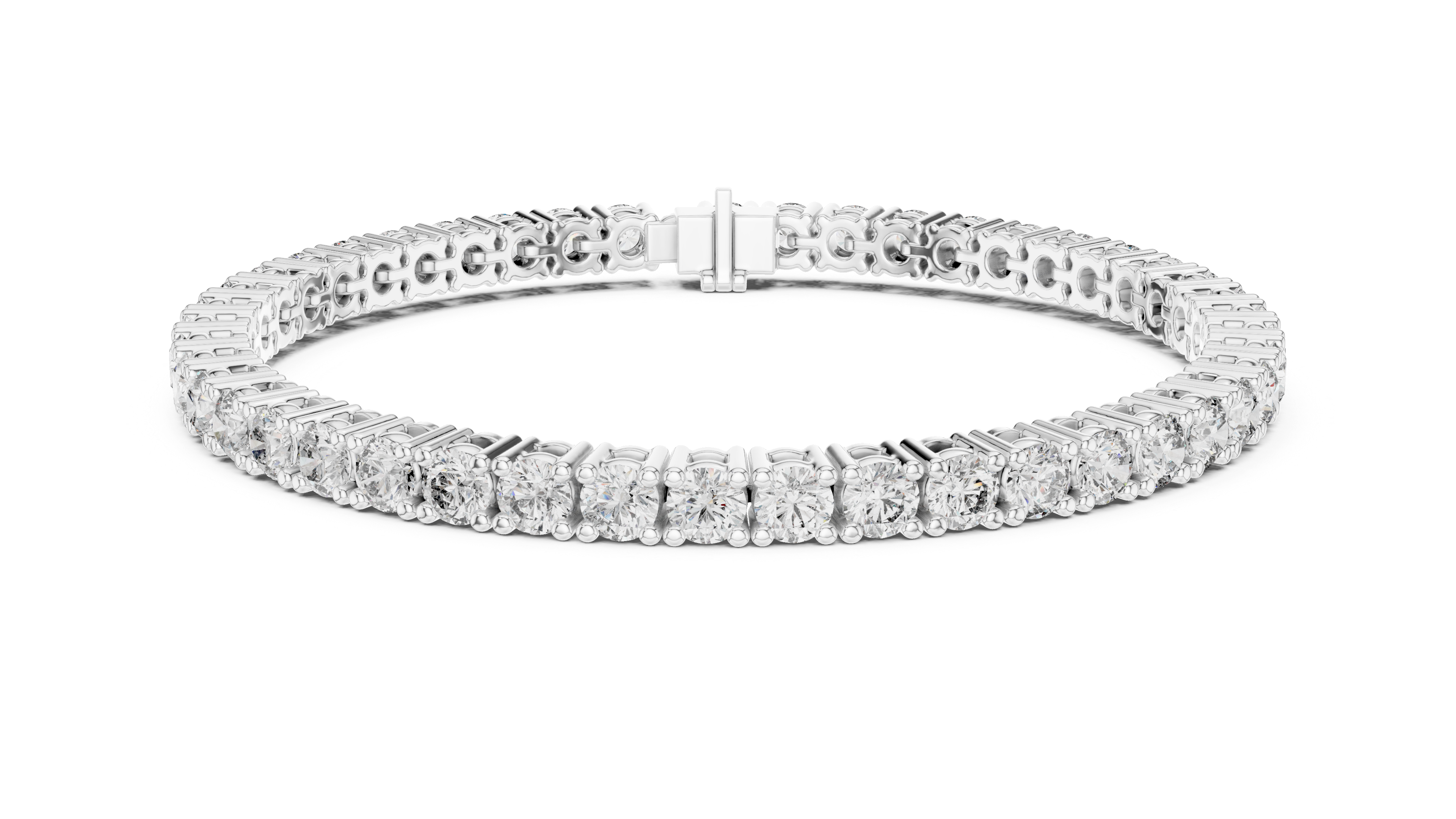 Round Diamond Tennis Bracelet