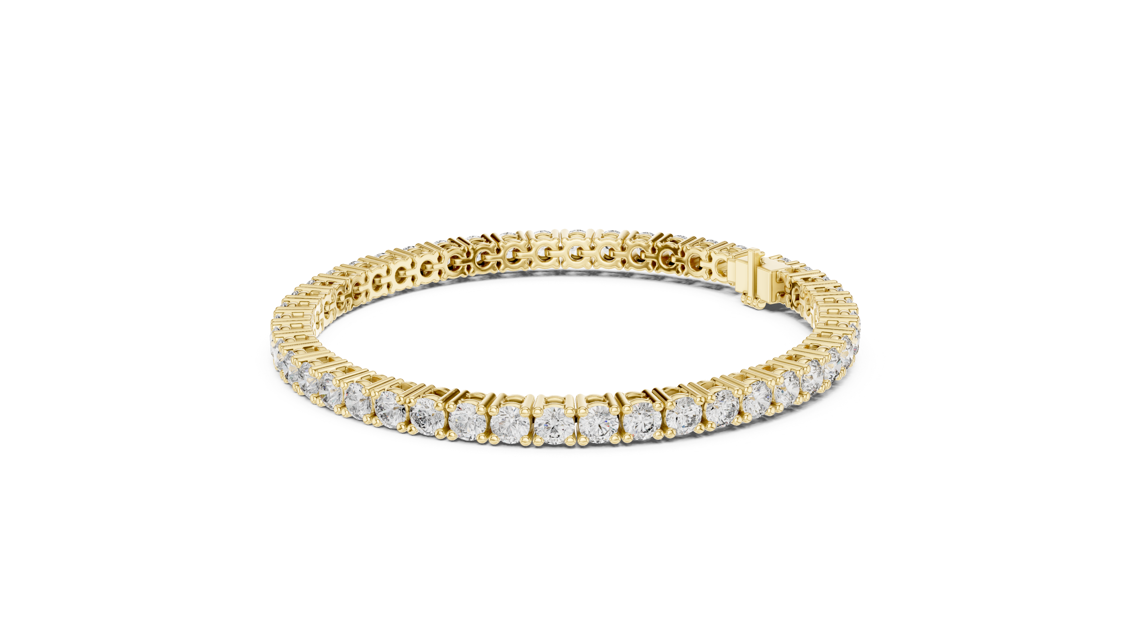 Round Diamond Tennis Bracelet
