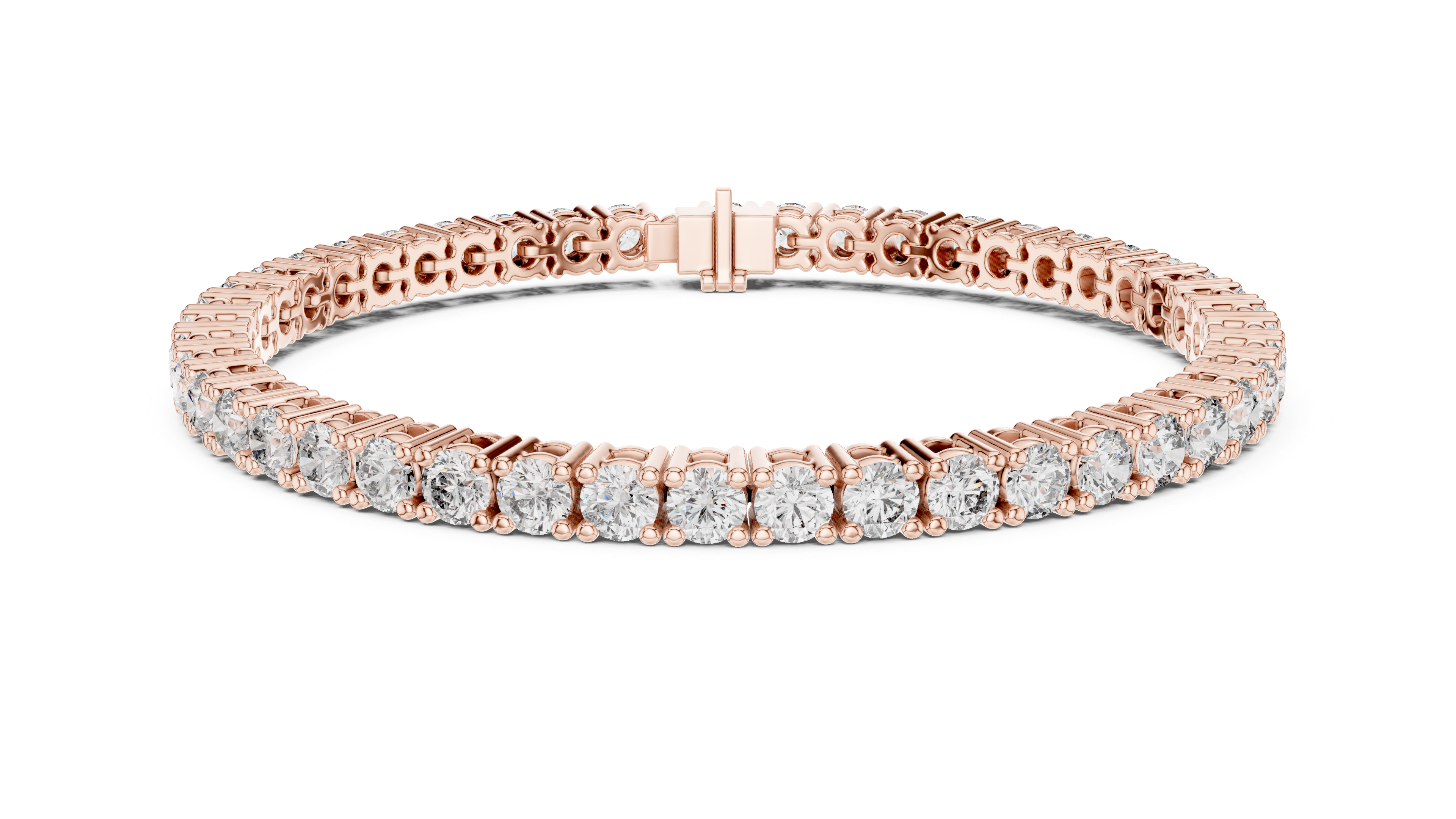 Round Diamond Tennis Bracelet